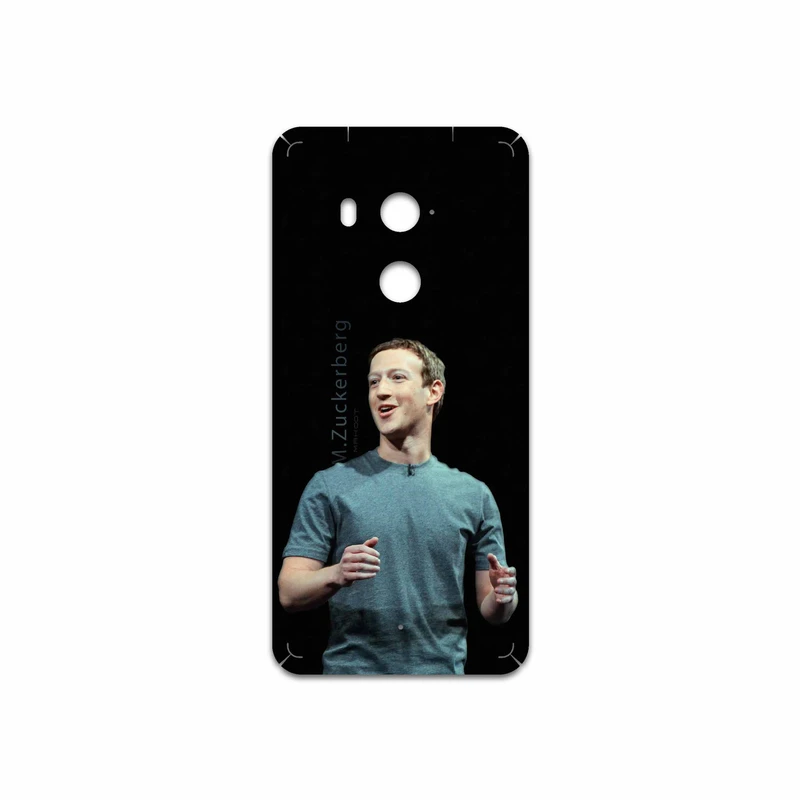 برچسب پوششی ماهوت مدل Mark Zuckerberg مناسب برای گوشی موبایل اچ تی سی U11 Plus