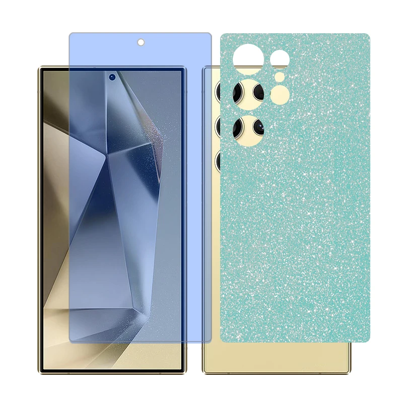 محافظ صفحه نمایش بلو کات گلس مدل Together مناسب برای گوشی موبایل سامسونگ Galaxy S22 Ultra به همراه برچسب پوششی پشت گوشی