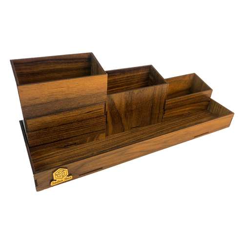 استند لوازم اداری رومیزی صدرا باکس مدل سه خونه RM001