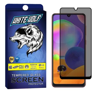  White Wolf WGP Privacy Screen Protector For Samsung Galaxy A31 