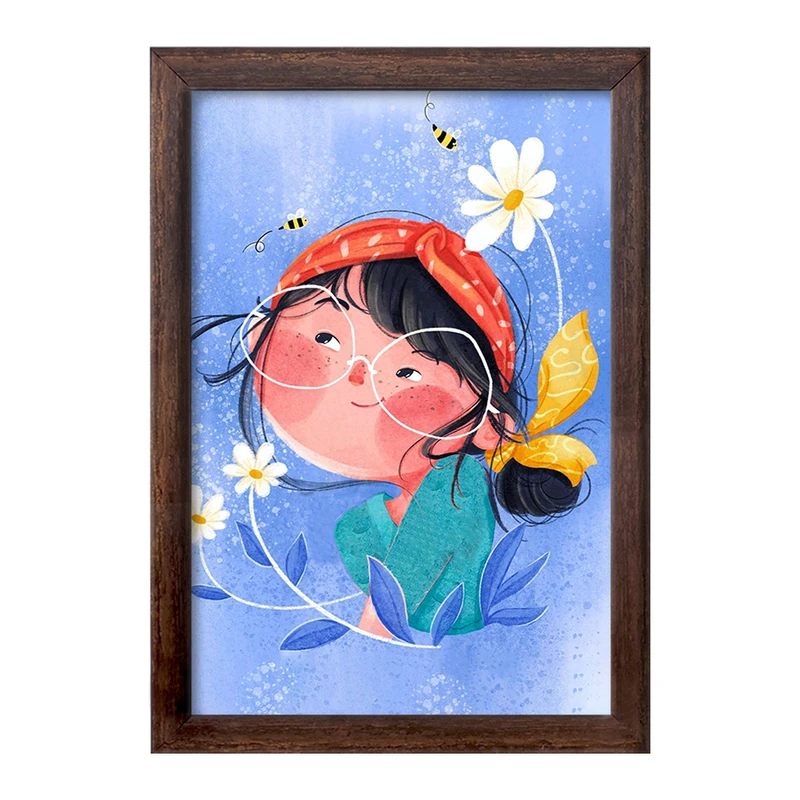 تابلو خندالو طرح دخترانه فانتزی کد 25749