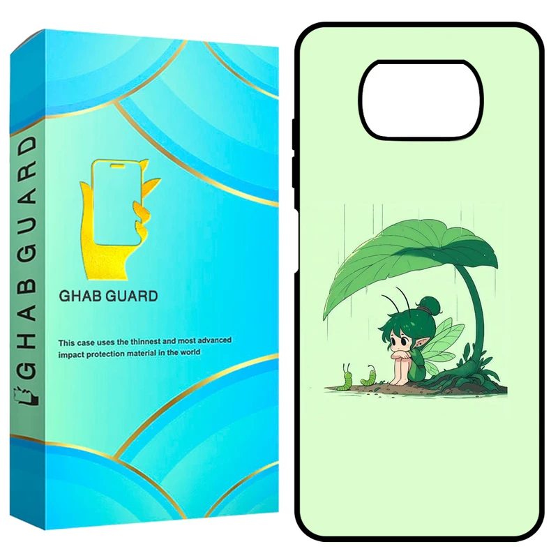 کاور قاب گارد طرح دختر مدل GCHPX3 مناسب برای گوشی موبایل شیائومی Poco X3 / X3 NFC / X3 Pro