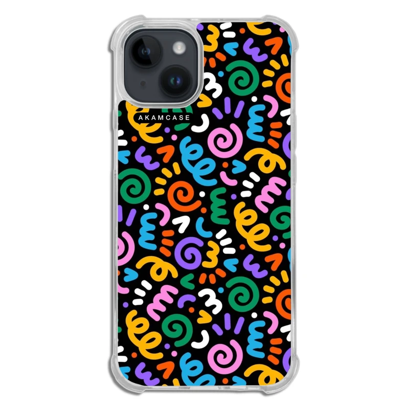 کاور آکام مدل AMC-WTA14-DOODLE13 مناسب برای گوشی موبایل اپل iPhone 14