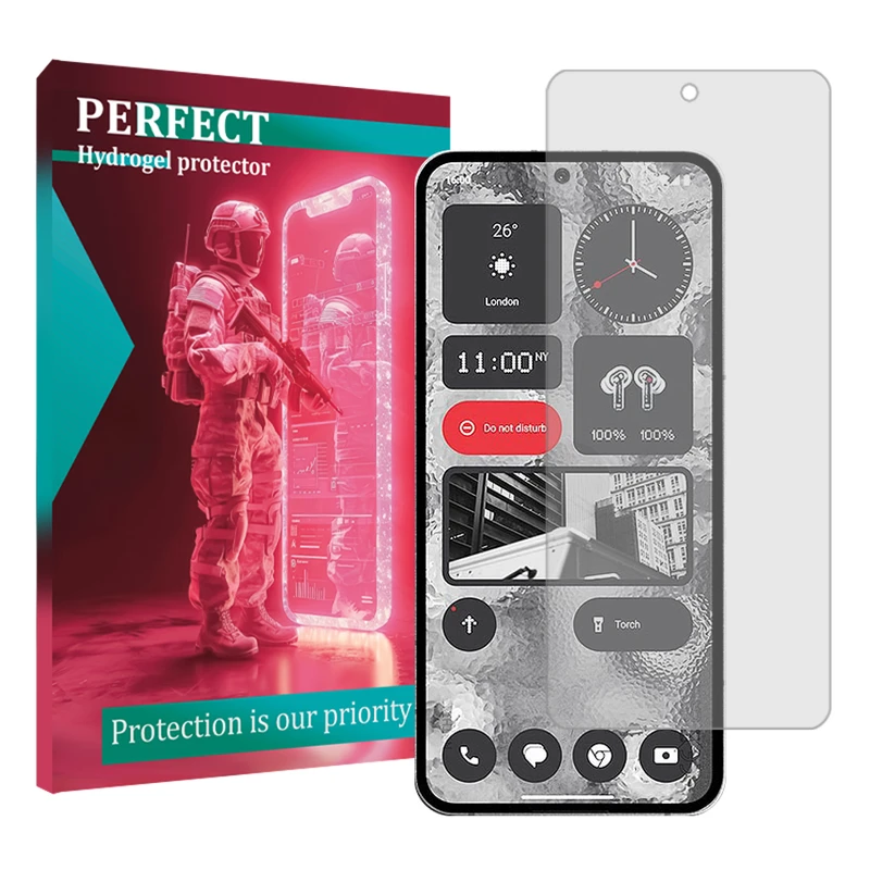 محافظ صفحه نمایش شفاف پرفکت مناسب برای گوشی موبایل ناتینگ Phone 2