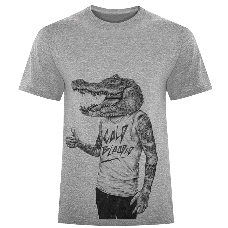 تیشرت آستین کوتاه مردانه مدل تمساح F 645