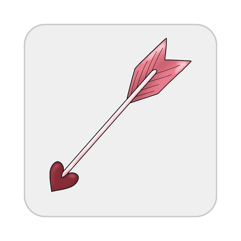 زیر لیوانی کاکتی طرح عاشقانه مدل mp36425