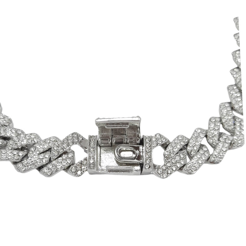 زنجیر مردانه مدل فول نگین