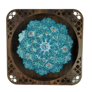 بشقاب میناکاری کد B1018