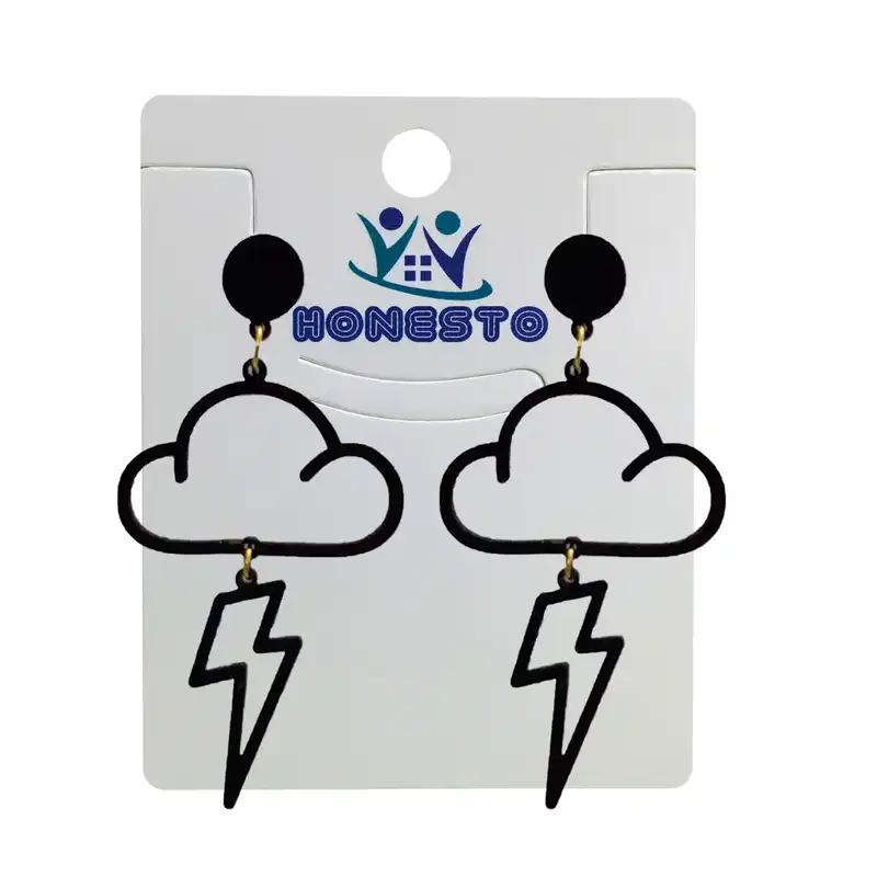 گوشواره زنانه هانستو مدل E2-074 مجموعه دو عددی