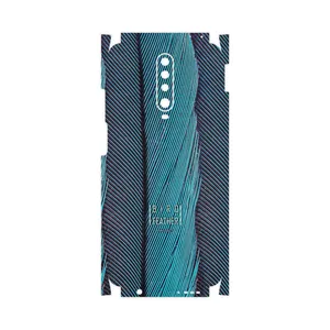 MAHOOT Turquoise feathers-FullSkin Cover Sticker for Xiaomi Redmi K30