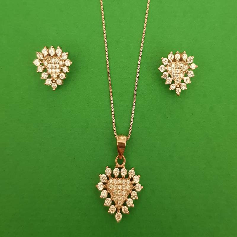 نیم ست نقره زنانه مدل مثلث