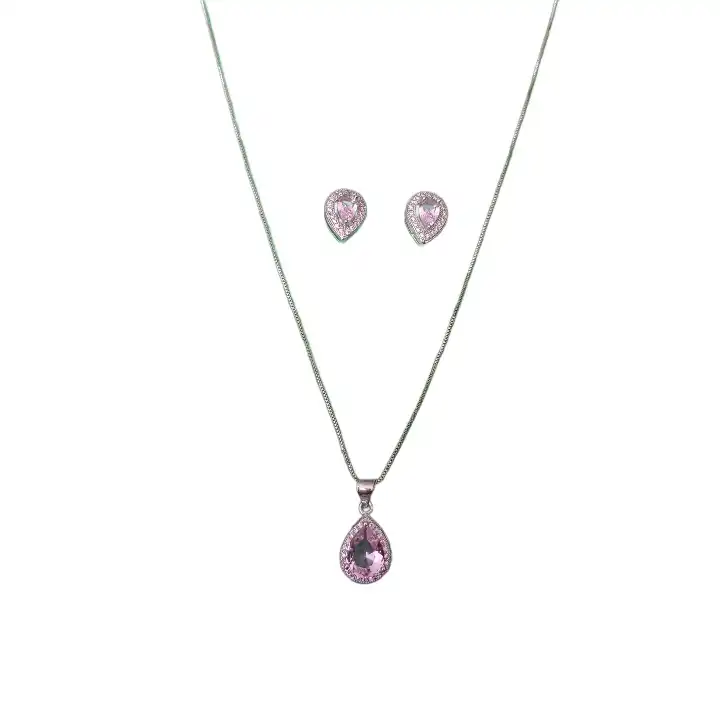 نیم ست زنانه مدل اشک نگین