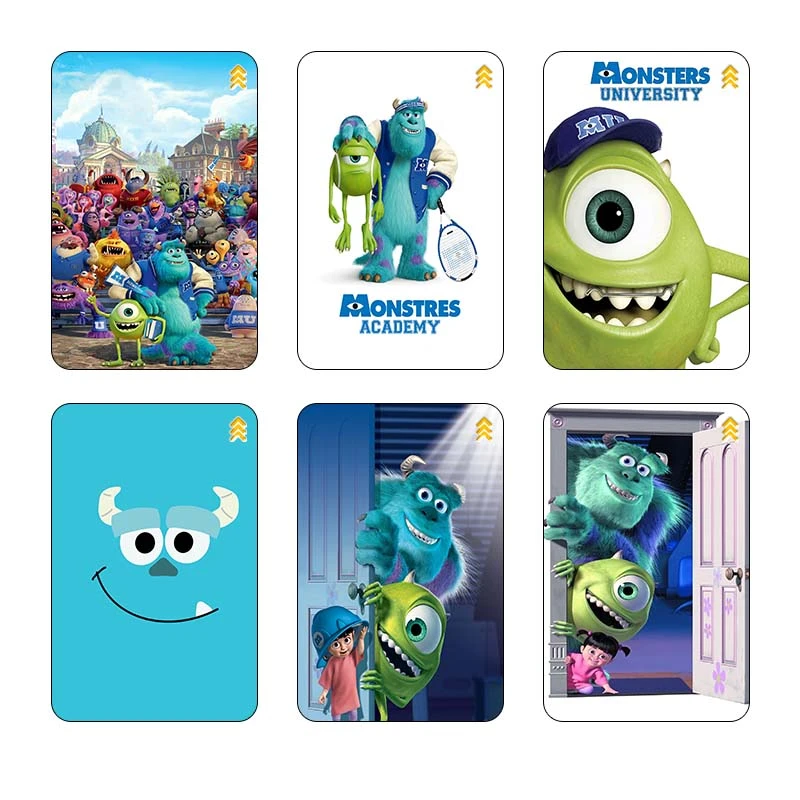 استيکر کارت کارنيکا طرح کارخانه هیولاها Monsters کد 94898 مجموعه 6 عددی