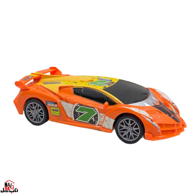 ماشین بازی کنترلی ناب سل مدل فراری مسابقه ای شارژی همراه با چراغ و علائم رانندگی کد NAAB004A