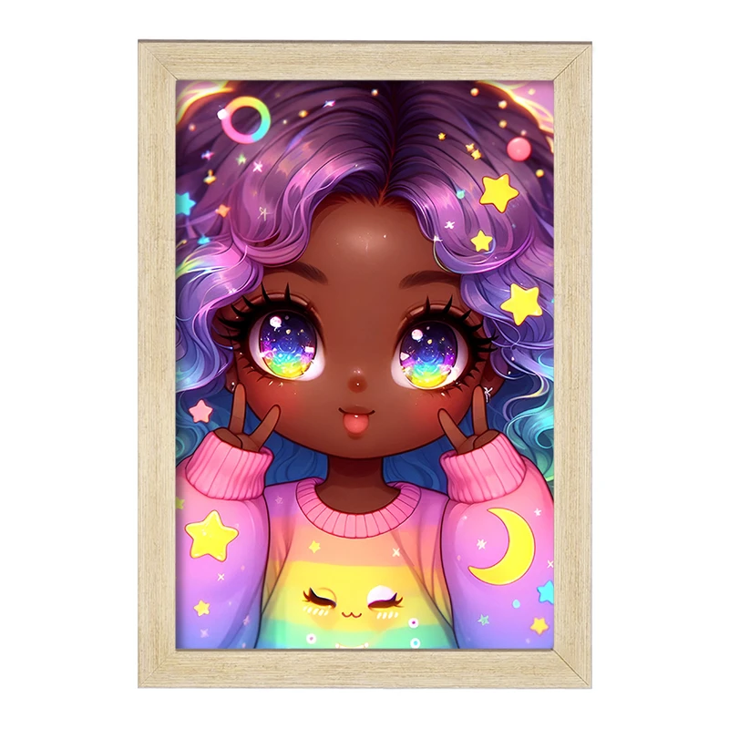 تابلو خندالو مدل دخترانه کیوت کد F6054