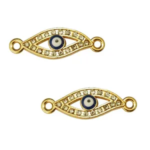 آویز دستبند مدل چشم نگین دار کد 156 بسته 2 عددی