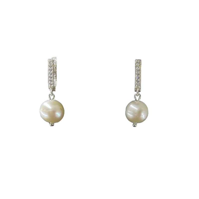 گوشواره نقره زنانه گالری ظهیرالدینی مدل SG-05 مروارید اصل گوشواره نقره زنانه گالری ظهیرالدینی مدل SG-05 مروارید اصل