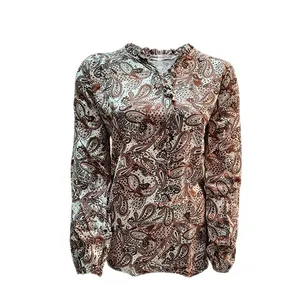 بلوز آستین بلند زنانه ال سی وایکیکی مدل 9987