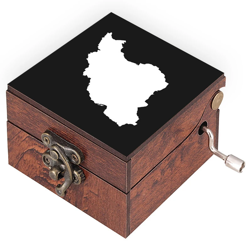 جعبه موزیکال مدل نقشه ایران کد N345