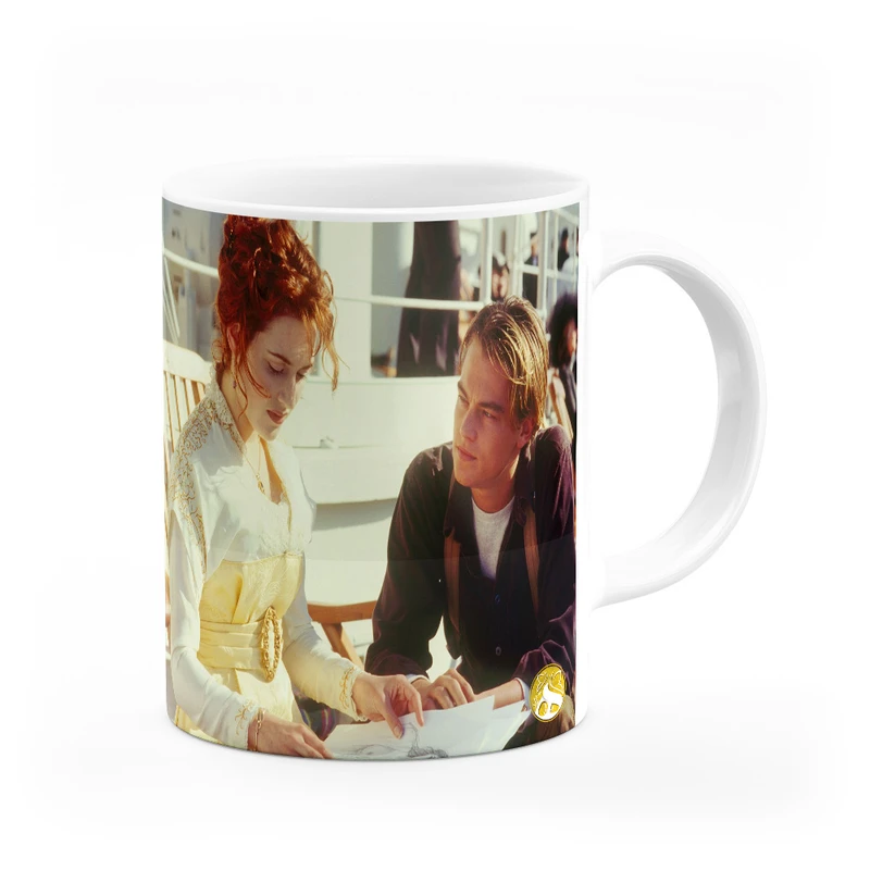 ماگ هومرو طرح عاشقانه تایتانیک مدل MG6876