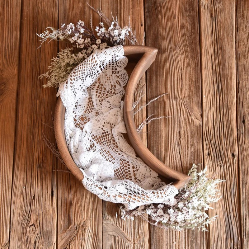 دکور آتم عکاسی کودک و نوزاد مدل ماه توخالی