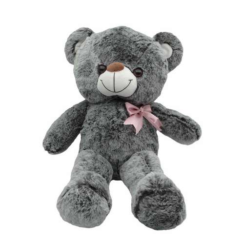 عروسک مدل خرس خندان پاپیون دار کد A1 ارتفاع 70 سانتی متر