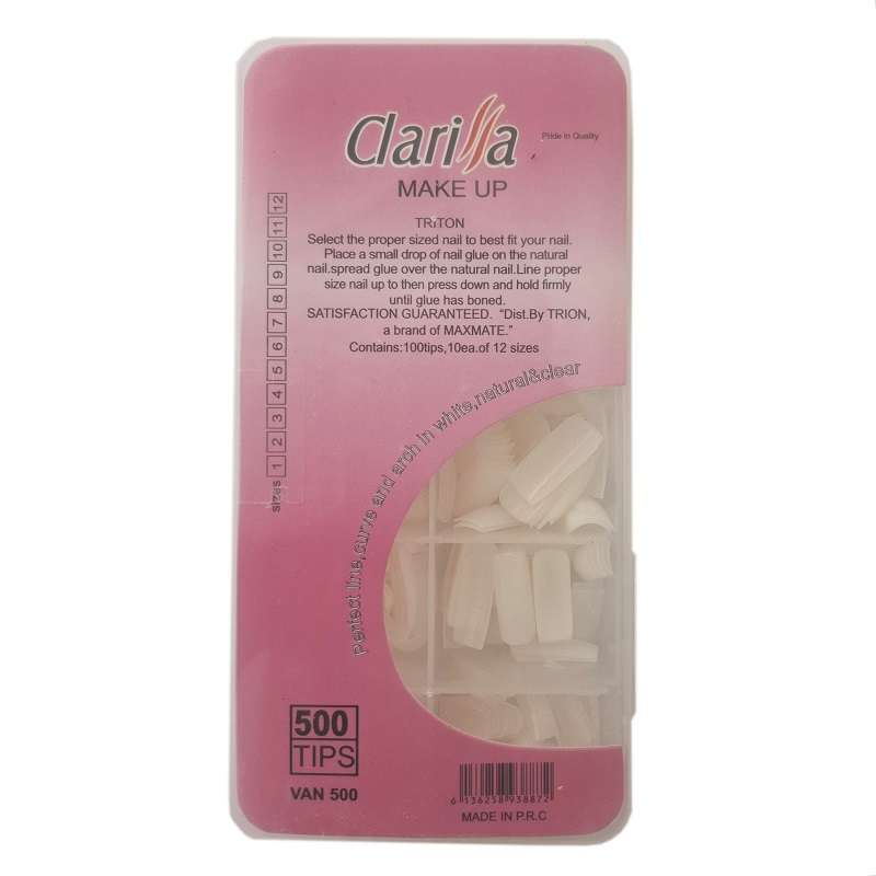 ناخن مصنوعی کلاریسا مدل S.A بسته 500 عددی