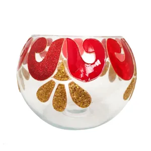 تنگ شیشه ای طرح اسلیمی کد 03