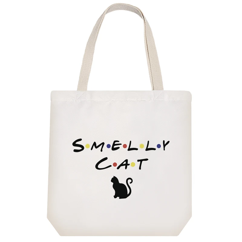 ساک خرید پارچه ای خندالو طرح سریال فرندز Friends مدل توت بگ کد 6986