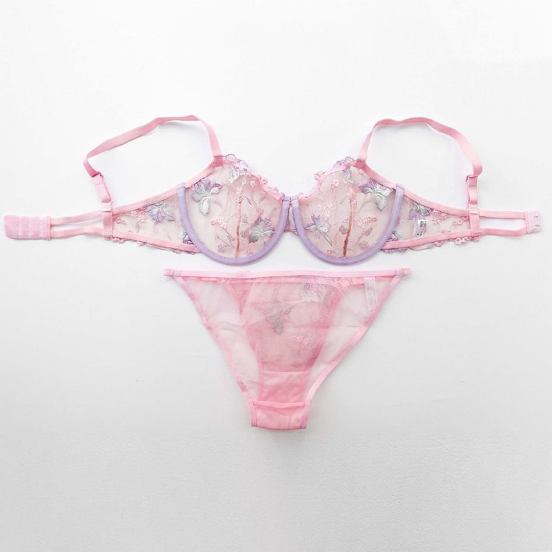 ست شورت و سوتین زنانه نوشه پوش مدل توری بدن نما کد 88902 - - 7