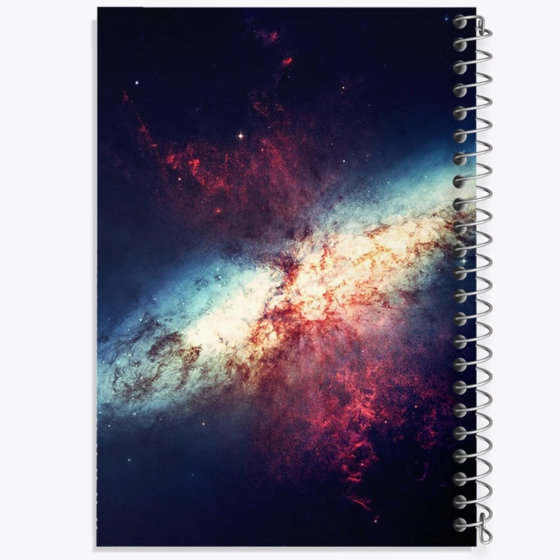 دفتر شطرنجی 50 برگ خندالو مدل کهکشان کد F79