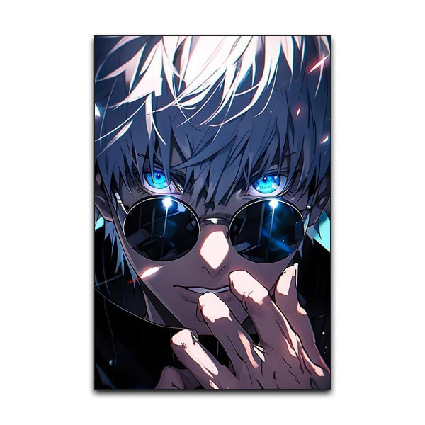 تابلو شاسی گوفی انیمه جوجوتسو کایزن مدل گوجو ساتورو Gojo Satoru Jujutsu Kaisen Anime کد GLAS45