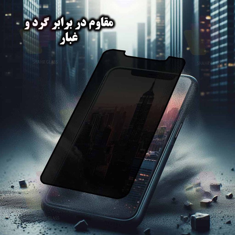 محافظ صفحه نمایش حریم شخصی شهر گلس مدل PRIS30 مناسب برای گوشی موبایل شیائومی Redmi Note 12 4G / Redmi Note 12 5G / Poco X5 / Poco X7 Pro / Redmi Turbo 4 / اوپو C67 5G
