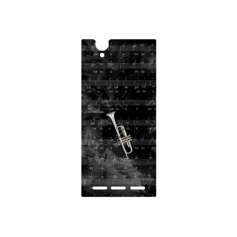 برچسب پوششی ماهوت مدل Trumpet مناسب برای گوشی موبایل سونی Xperia T2 Ultra