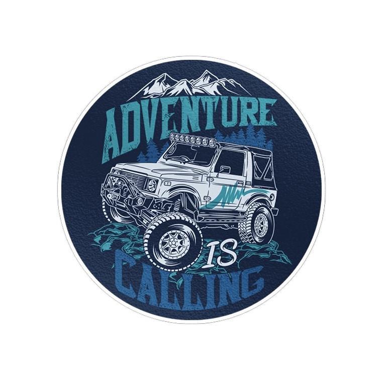 استیکر لپ تاپ ماسا دیزاین طرح OFF ROAD مدل STK930