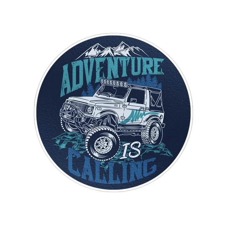 استیکر لپ تاپ ماسا دیزاین طرح OFF ROAD مدل STK930