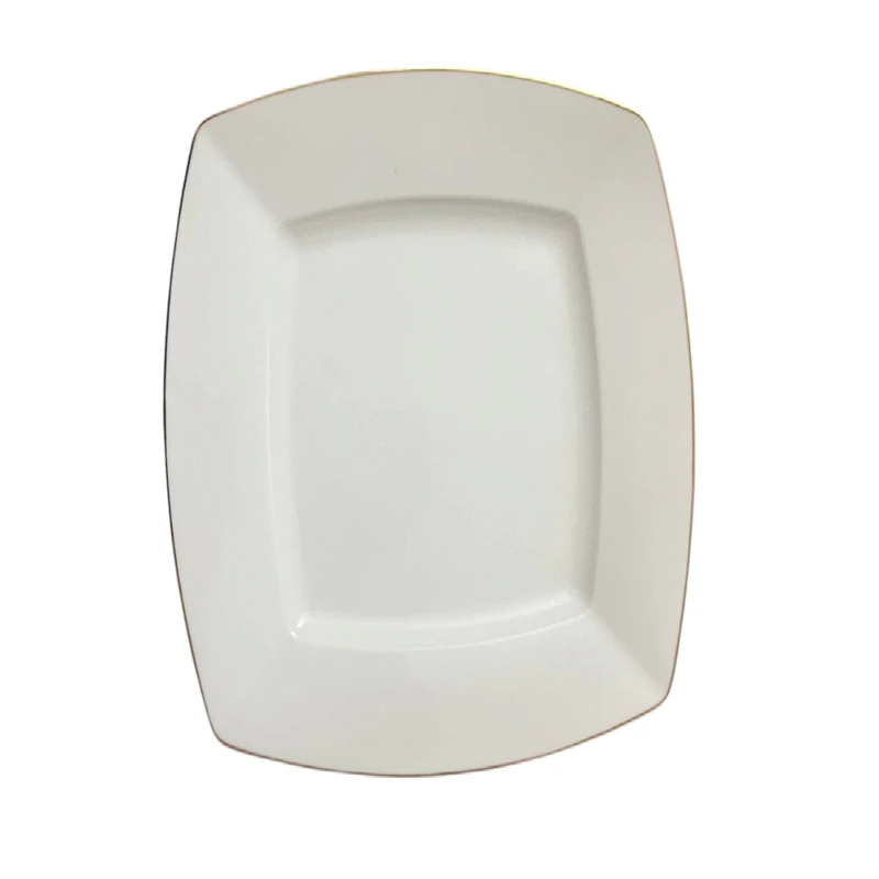 بشقاب شرکت صنایع چینی تقدیس مدل خط طلا 20 مجموعه 6 عددی