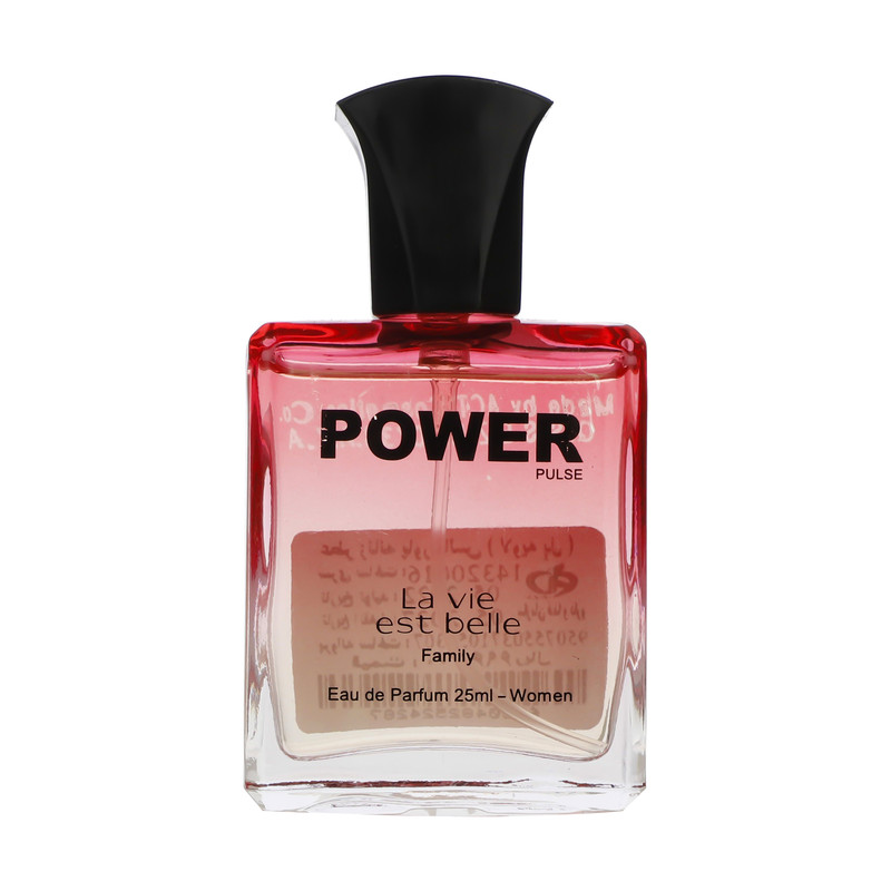 عطر جیبی  زنانه پاور پالس مدل لاویه بل حجم 25 میلی لیتر