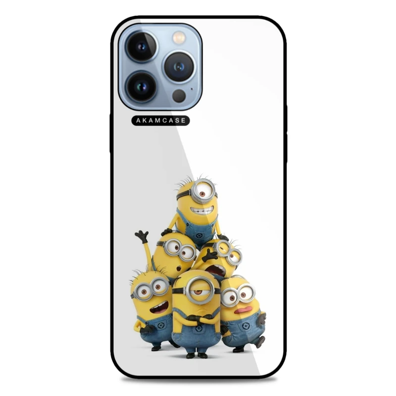 کاور آکام مدل AMC-WA13PROMAX-MINIONS3 مناسب برای گوشی موبایل اپل iPhone 13 Pro Max
