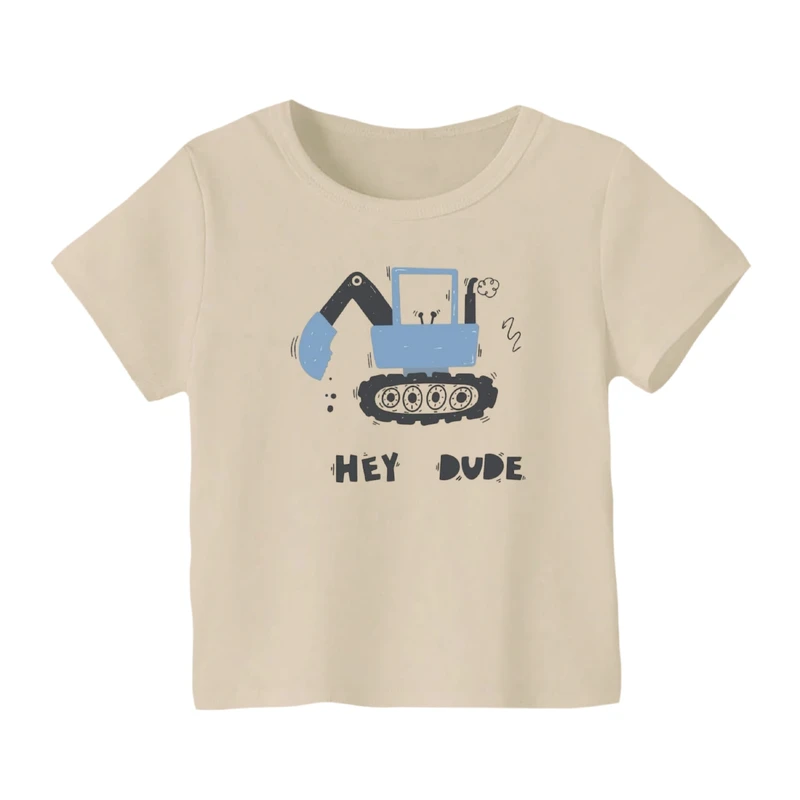 تی شرت آستین کوتاه بچگانه مدل ماشین کد ۵