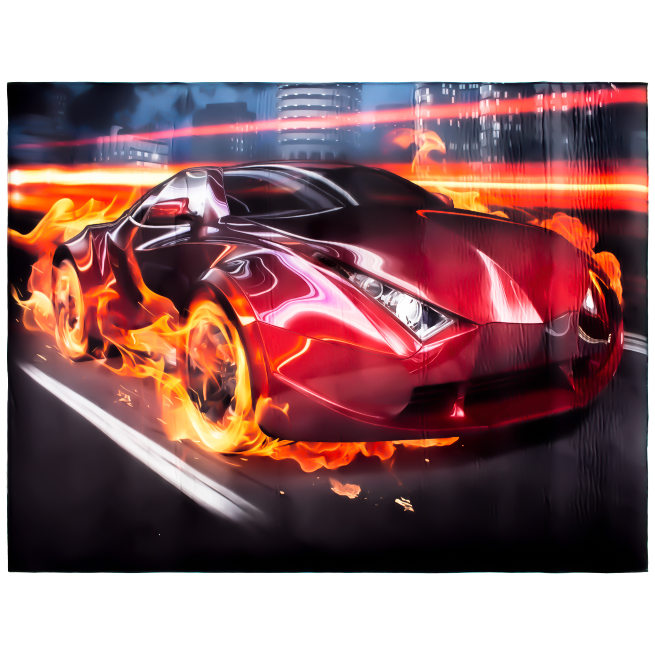 فرش ماشینی جانگل طرح Fire کد 3D-2005