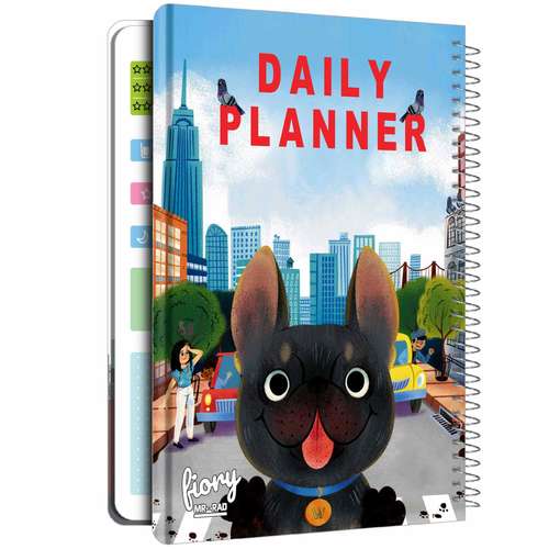 دفتر برنامه ریزی مستر راد طرح سگ نگهبان مدل پلنر روزانه کد fiory 1807