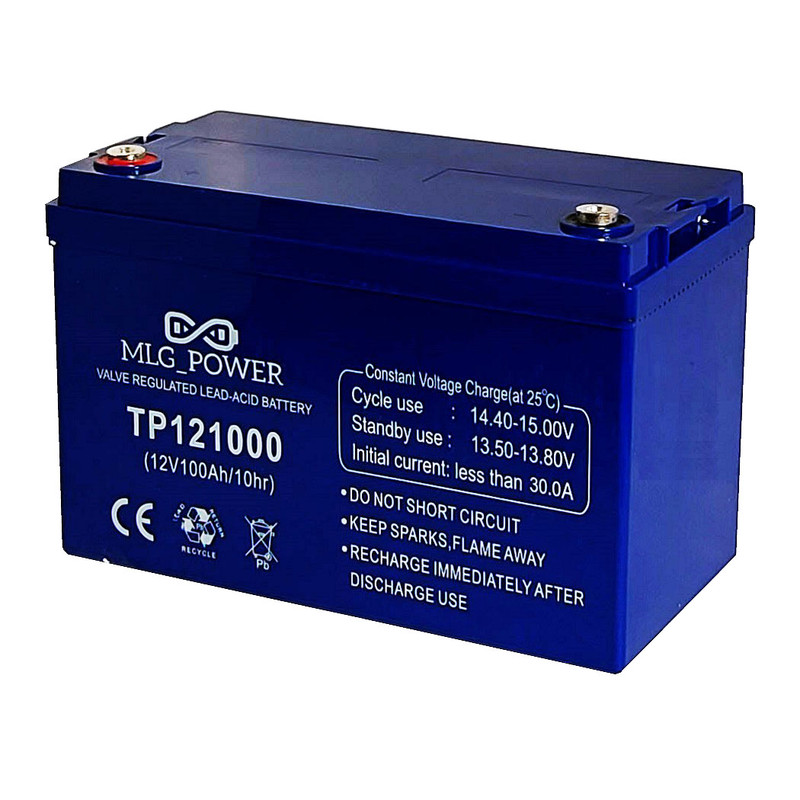 باتری UPS با ولتاژ 12 ولت و شدت جریان 100 آمپرساعت مدل TP121000