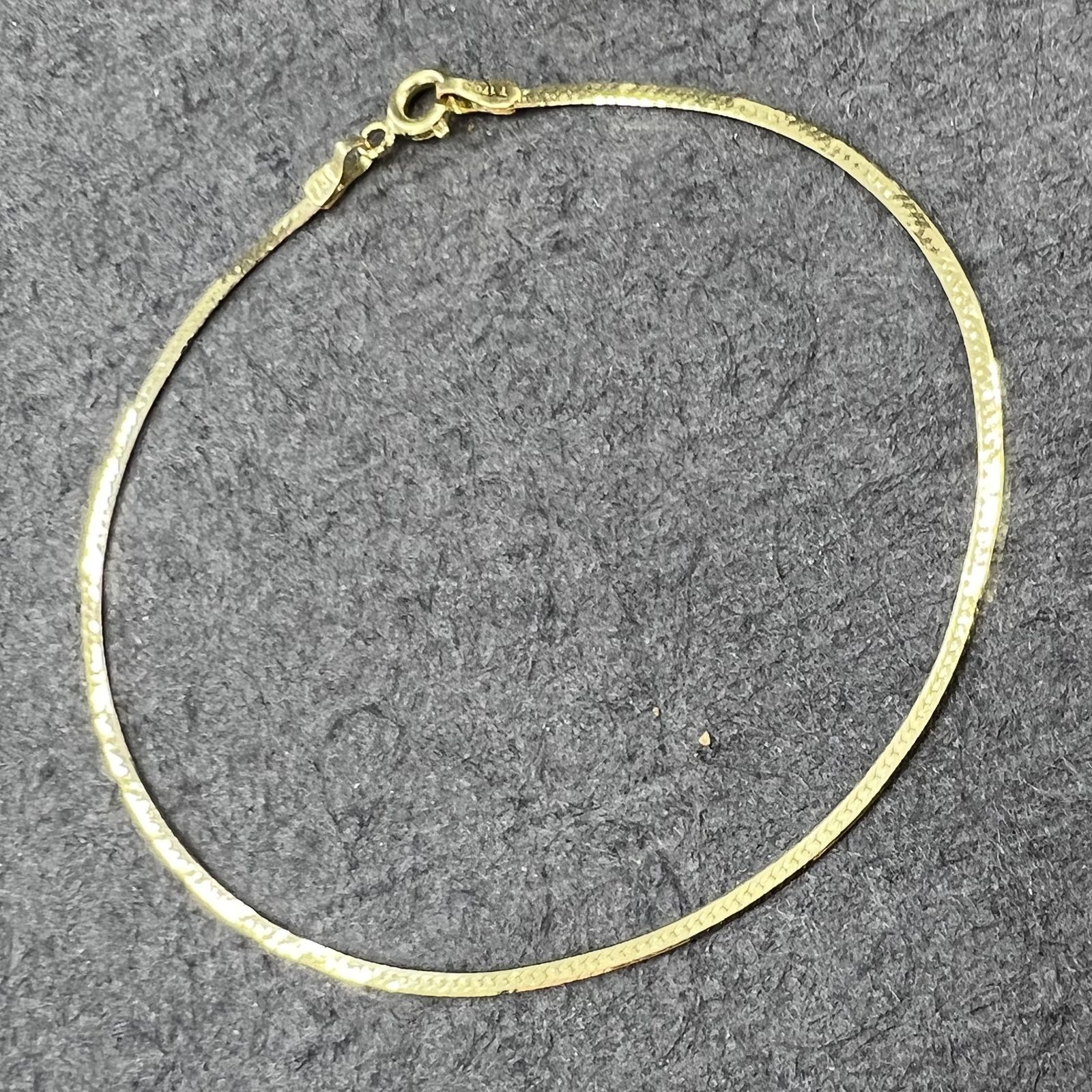 دستبند طلا 18 عیار زنانه دوست خوب مدل هرینگبون کد dk080 -  - 4