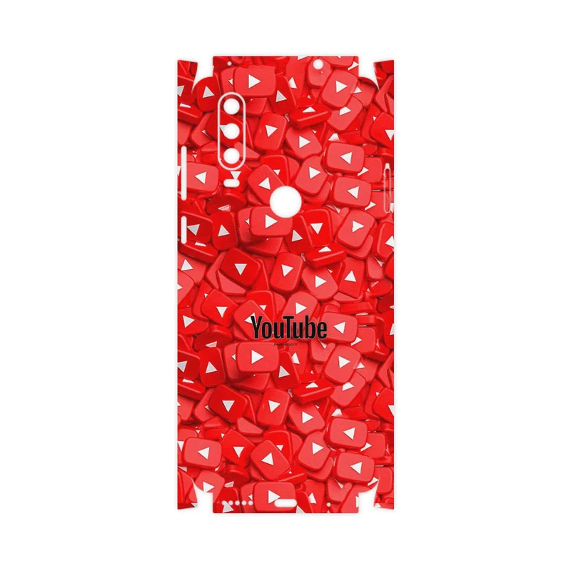 برچسب پوششی ماهوت مدل Youtube-FullSkin مناسب برای گوشی موبایل موتورولا One Action