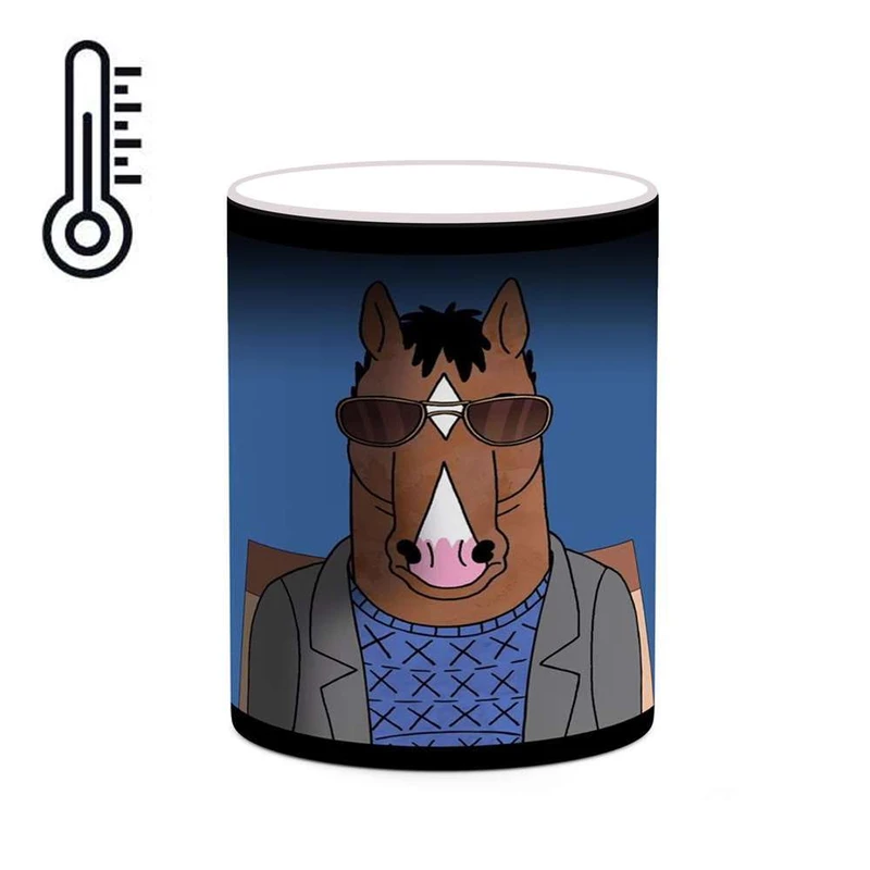 ماگ حرارتی کاکتی مدل کارتون BoJack Horseman کد mgh22335