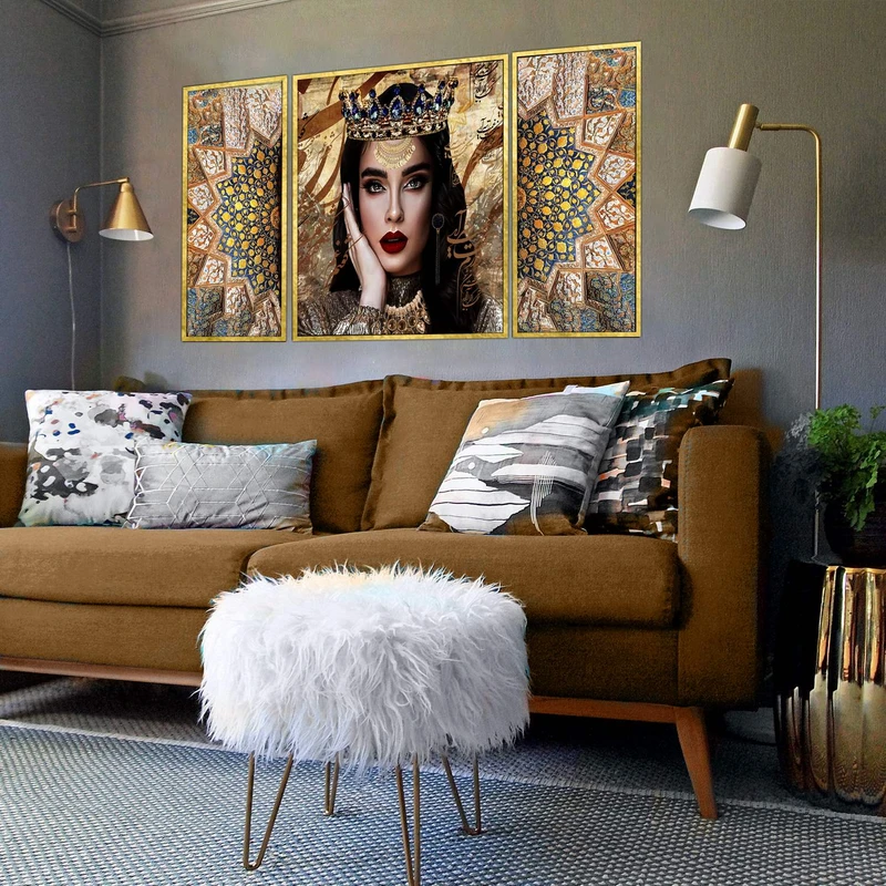 تابلو بکلیت طرح مدرن دیجیتال آرت مدل T-2928 مجموعه 3 عددی