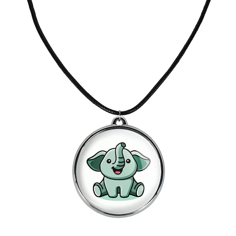 گردنبند خندالو مدل حیوانات بامزه فیل کد 2818028181