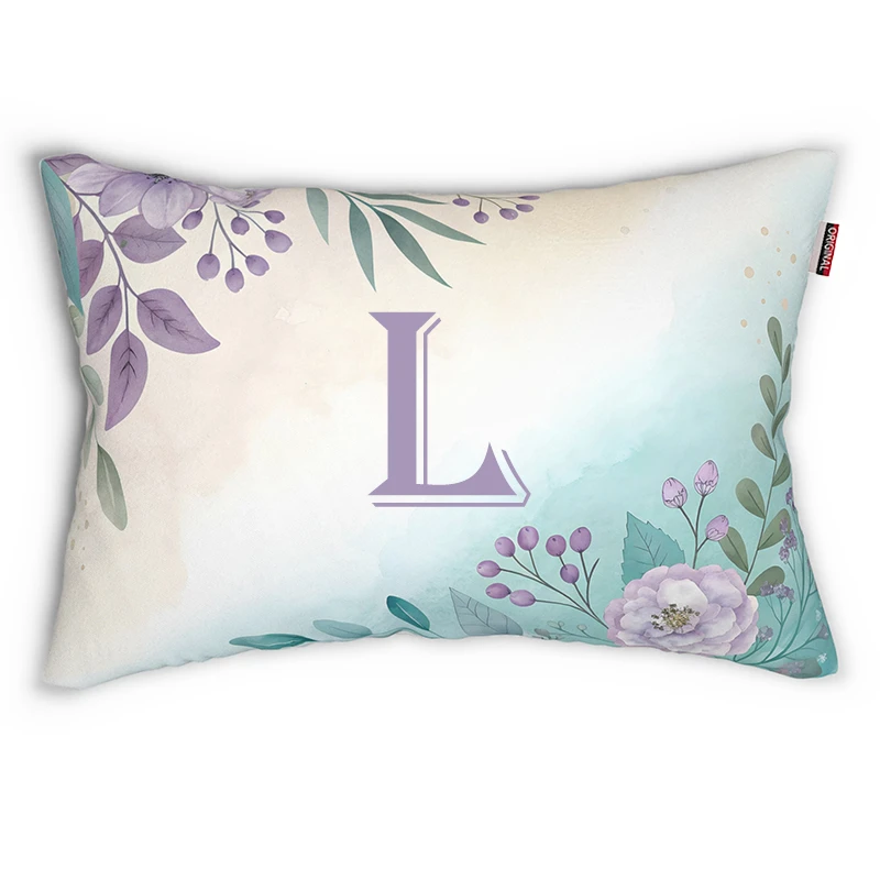 روبالشی پادآفرین مدل گل حرف L کد3