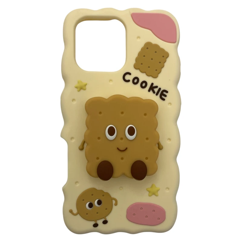 کاور مدل سیلیکونی طرح کوکی کد 641 مناسب برای گوشی موبایل اپل iPhone 16 Pro Max